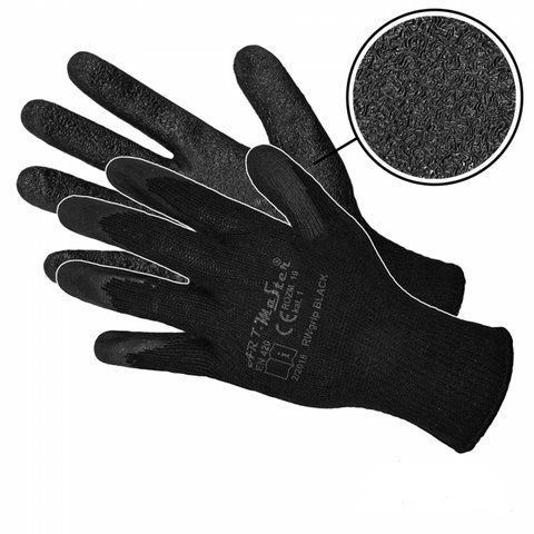 Перчатки с латексным покрытием RWGRIP Black Artmaster 2282568746 фото